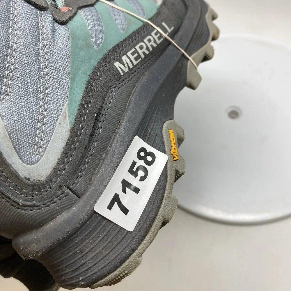 Merrell Boots Womens 8.5 Moab Speed Thermo Mid WP Primaloft Blue J067016 Hiking